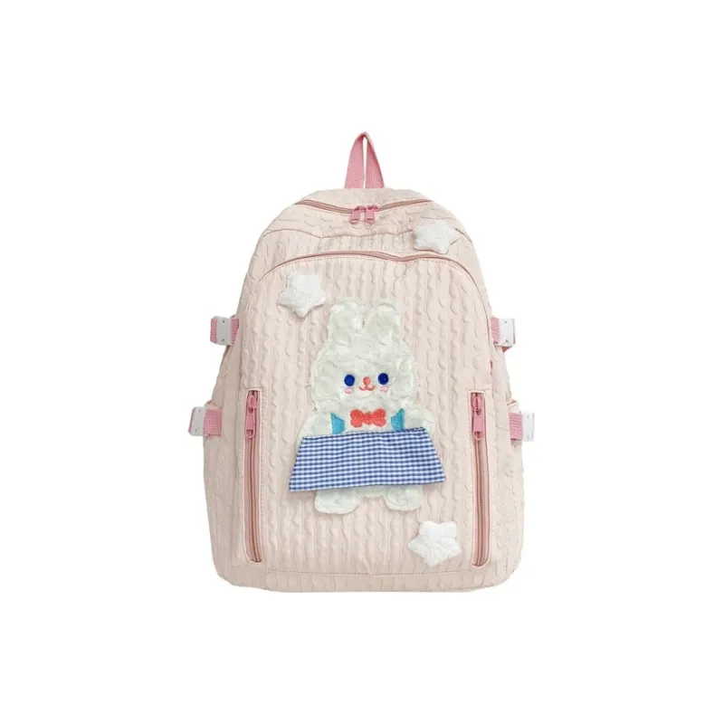 WICKBUEN Composite Cloth Backpack And Outbound Bag Women's Multicolor-17