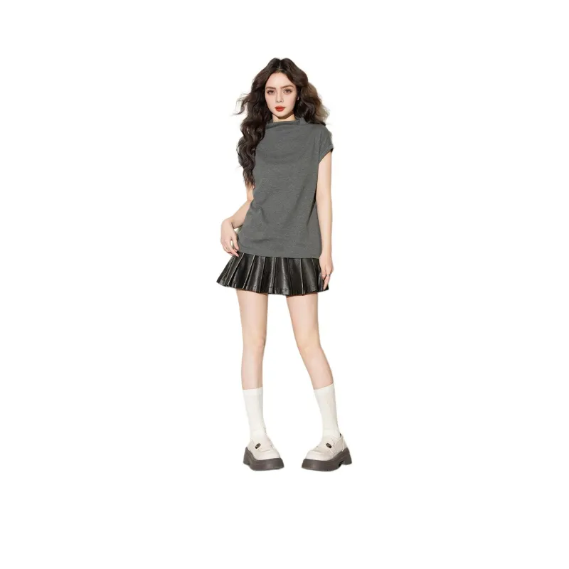 FAWENXIANGZI Regular T Shirt Women's-0