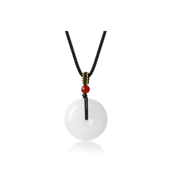 ZEGL Natural Chalcedony Necklaces Unisex