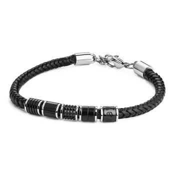 BROSWAY Titanium Steel Bracelets Men's Black