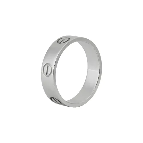 Cartier 2010s 18K White Gold Love Ring