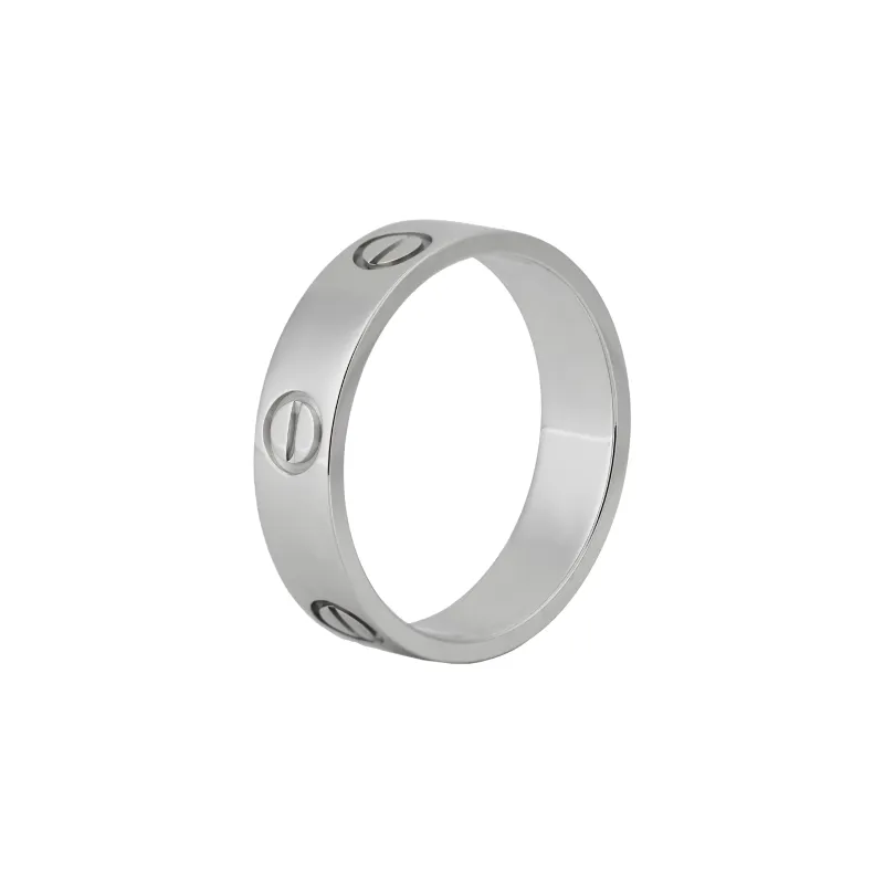 Cartier 2010s 18K White Gold Love Ring-0