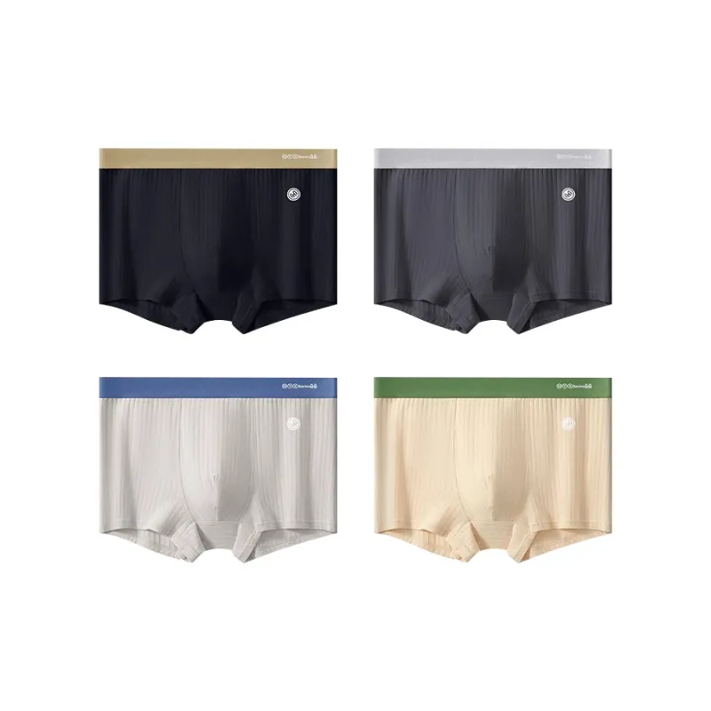 H YXIANG Underpants Men's 4 Pack-7