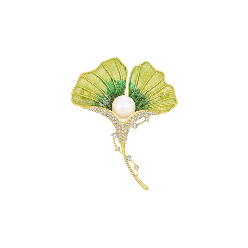 HMZ Copper Alloy Brooches Women's-0