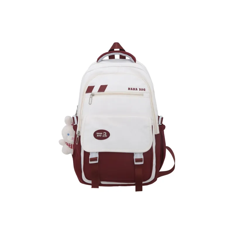 Yalu Nylon Backpack Unisex Multicolor-9