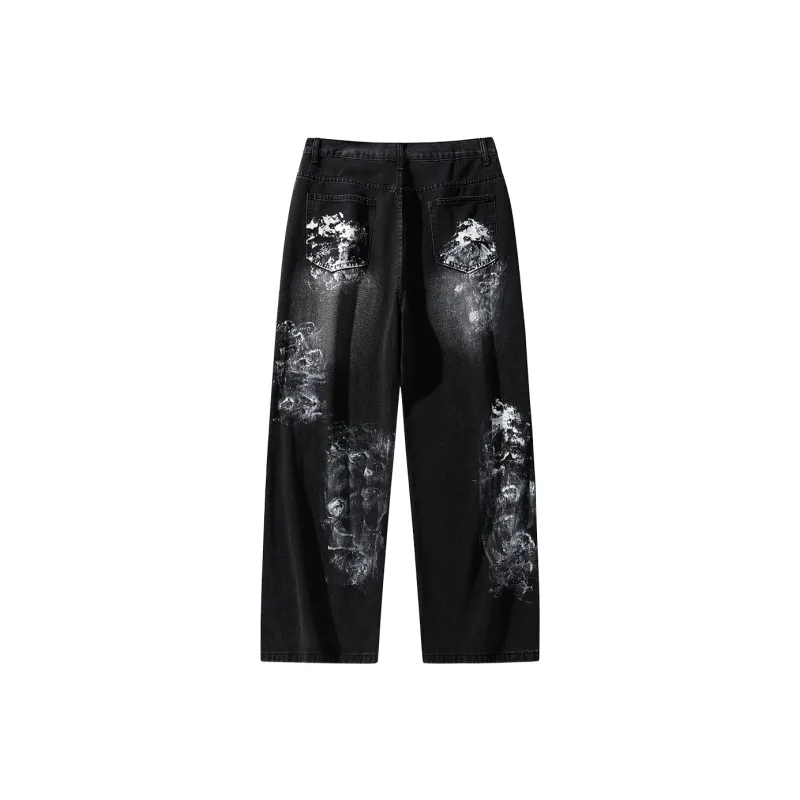 YK&YB Jeans Unisex Galaxy Gray-1