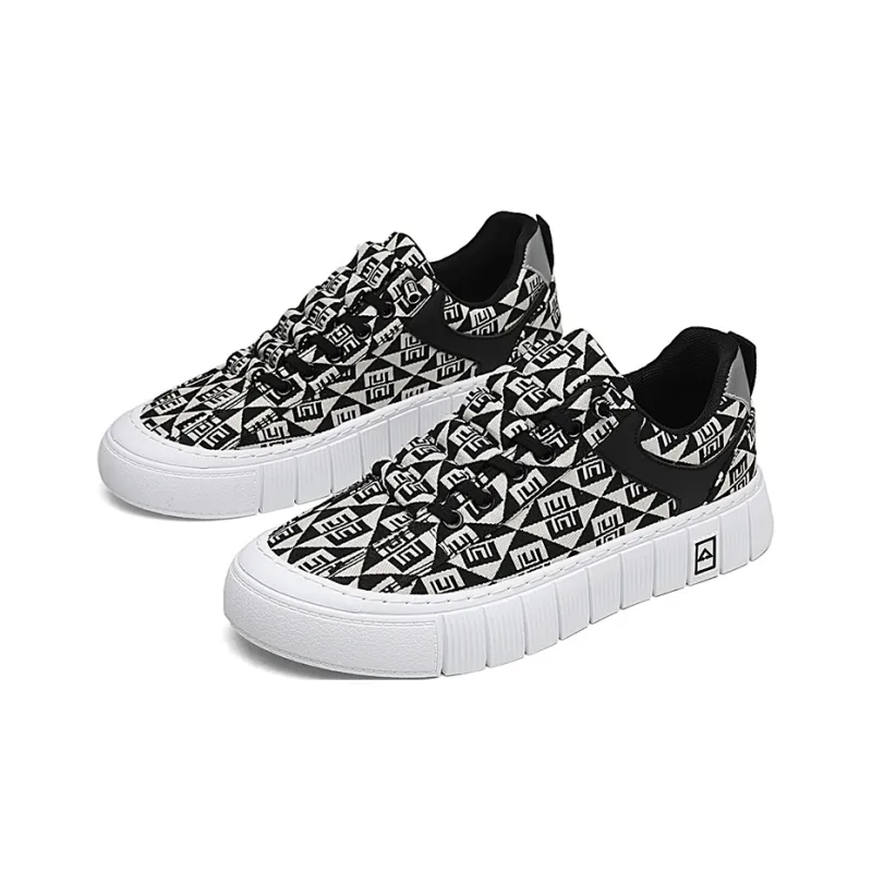 BINGO DUCK Coverage Mid Top Skateboard Shoes Men's-2