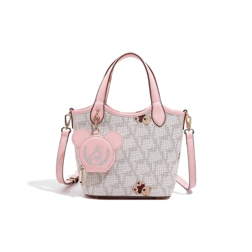 NOISY TEDDY PVC Basket Bag Tote Shoulder Bag, Crossbody Bag Handbag Regular Women's Multicolor