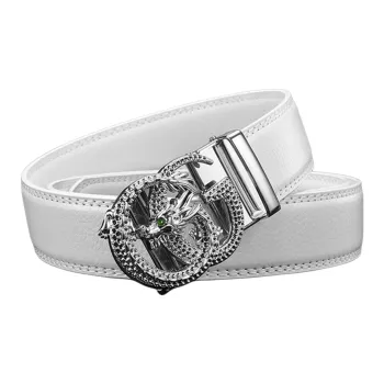 JEANSWEST PU Leather Belts Men's 3.5CM