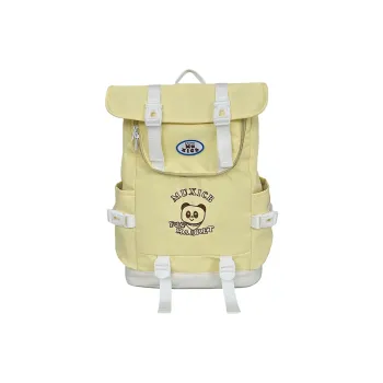 AIBAG Nylon Backpack Unisex Yellow/Khaki/Beige