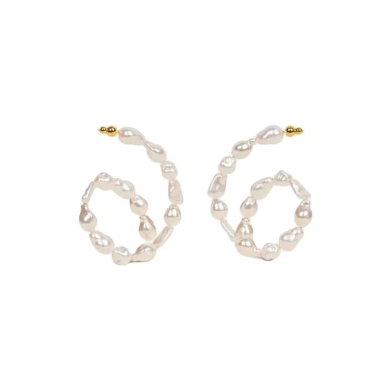 CULT GAIA Acrylic Earrings Women's White-0