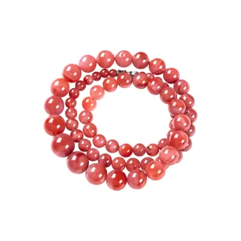Execute The Blessing South Red Agate Necklaces Unisex