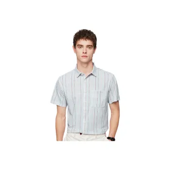 Red bean Shirts Men Gray