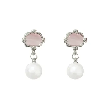 QIANFANGDAHUANGYE Zircon Earrings Women's
