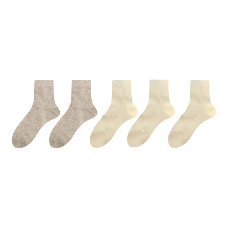 Lan Miao Mid Calf Socks Women's 5 Pack-5