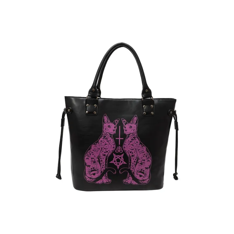 Yalu PU One Shoulder Handbag Women's White/Purple-0