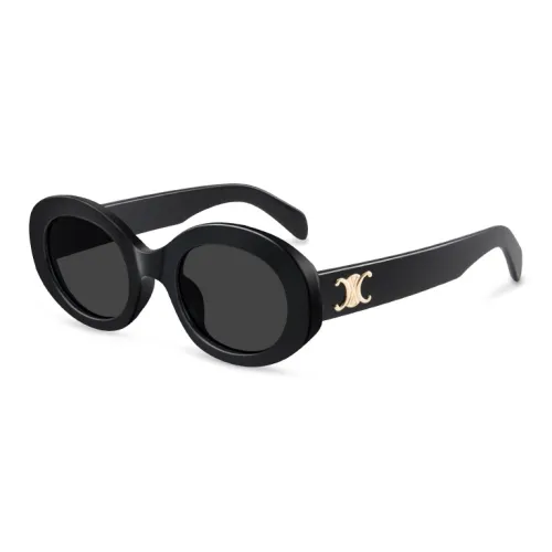 Metal cat-eyed frame