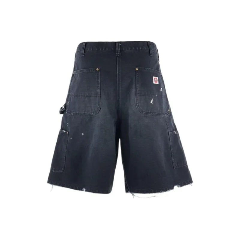 SAINT Mxxxxx SS25 Denim Shorts Unisex-1