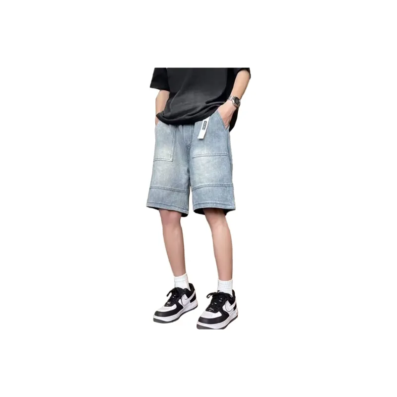 Magmode Denim Shorts Unisex Blue-0
