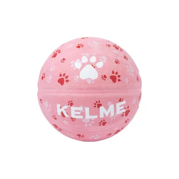 KELME Rubber Basketball Pink Size 5 Ball Training Competition Kids'