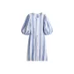 White/Blue Stripes