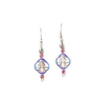JINLUWANG S925 Silver Earrings Accessories Hoop Earrings Women's