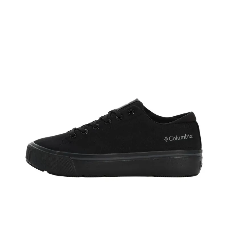 Columbia HAWTHORNE RAIN Anti Slip Wear Resistant Low Top Skateboard Shoes Women's Black-0
