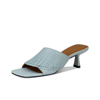 JESSICA SOPHIA Fringe Odor Resistant Slide Slippers Women's