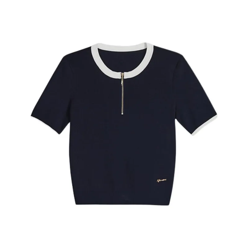 Yiner Knitwear Women's Navy Blue-0