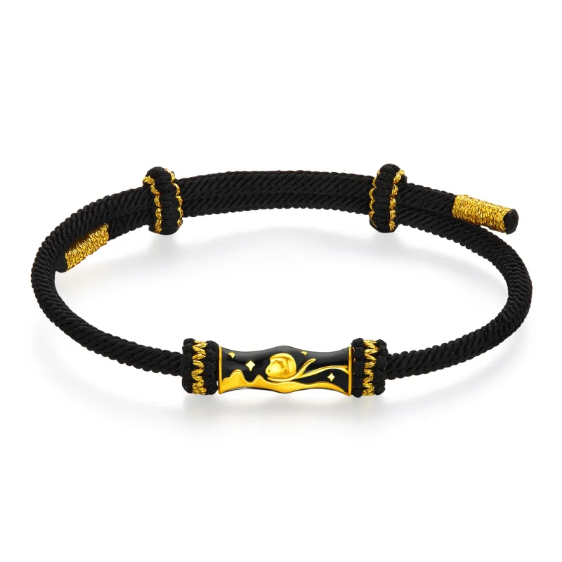 Lao Feng Xiang S925 Silver Bracelets Unisex-5