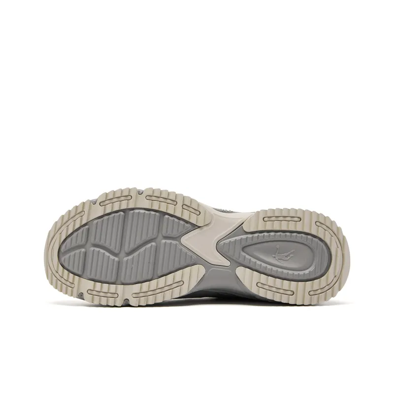 QIAODAN Anti Slip Wear Resistant Low Top Casual Shoes Men's Steel Gray Pumice Gray-4