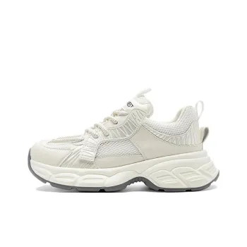 NINE WEST Low Top Chunky Sneakers Women's White
