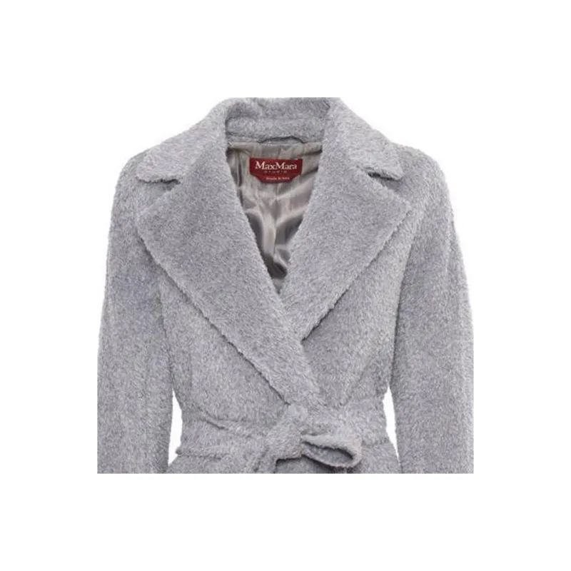 MaxMara Studio Belted Long Sleeved Coat-2