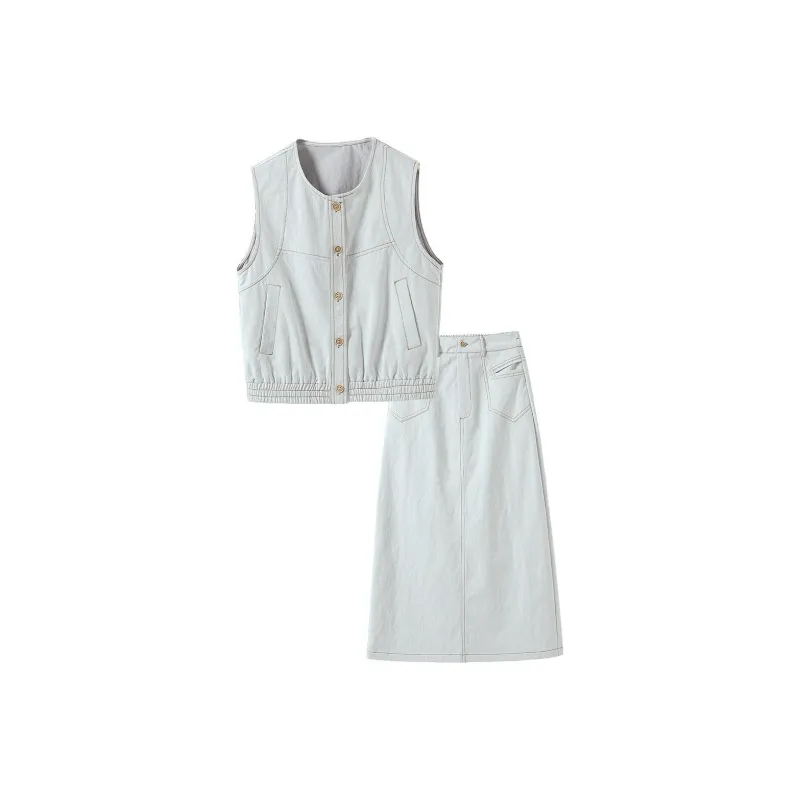 Hang Yi Court Skirt Set Women's-0