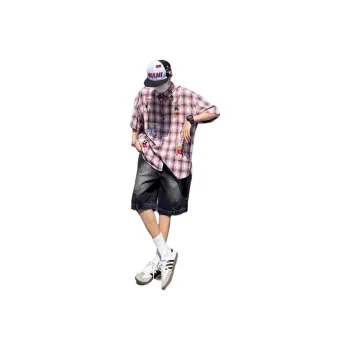 DUATOGE Shirts Men Pink 