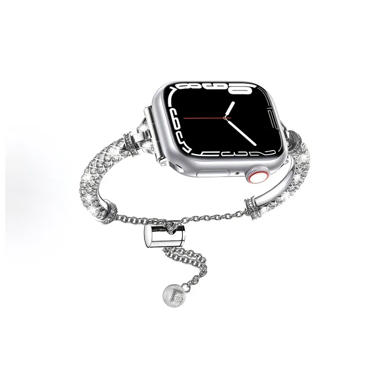 KVZUVUU Apple Compatibility Watch Band Metal-4
