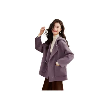 Mo Han Yi Mei Coat Women's Purple