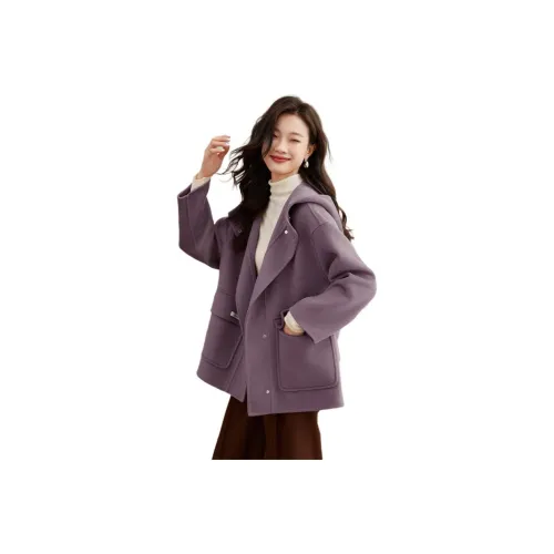 Mo Han Yi Mei Coat Women's Purple