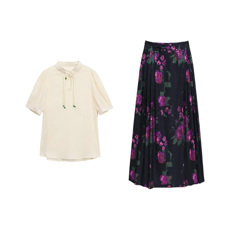 TEME Two Piece Skirt Sets Women's-3