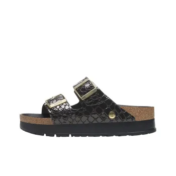 Birkenstock Arizona Flex Platform EVA Abrasion Resistant Slide Slippers Women's Black
