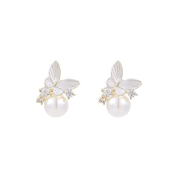 QIANFANGDAHUANGYE Alloy Stud Earrings Women's