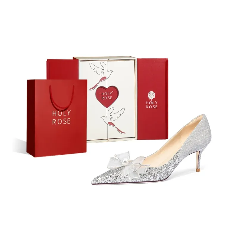 Holy Rose High Heels Women's Silver-0