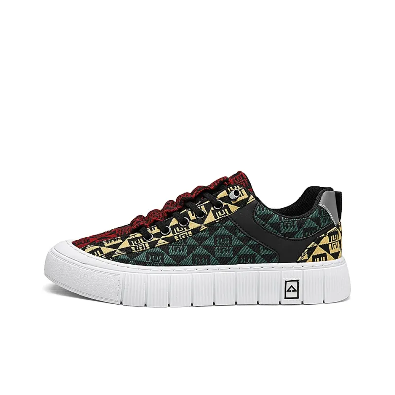 BINGO DUCK Coverage Mid Top Skateboard Shoes Men's-10