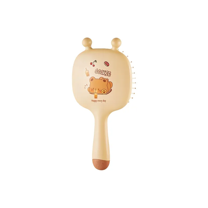 Love Of Wormwood Cute Cartoon Print Massage Comb Straightening Prosperity-6