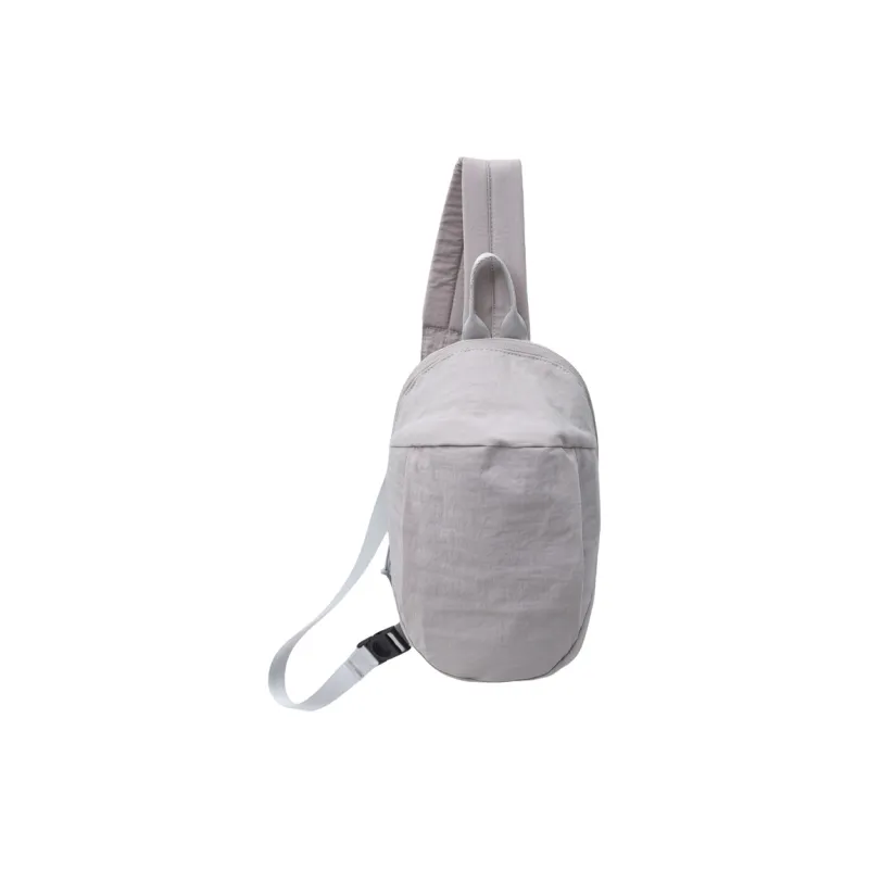 OUZIHUANG Nylon Sling Bag Unisex Black/Light Gray/Dark Khaki/Green-3
