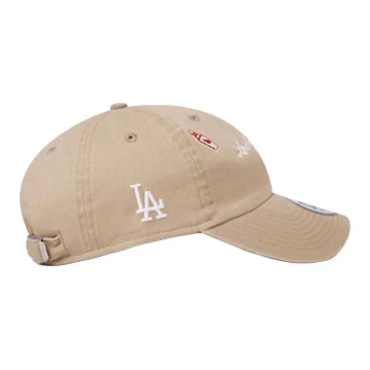 New Era Cotton Baseball Caps Unisex Khaki-1