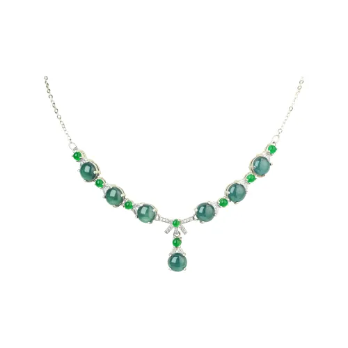 CUIYURIJI Ice Glutinous Jadeite Necklaces Women's