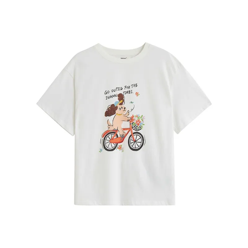Inman T Shirts Women's Pearl White-0