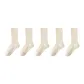Summer Yarn Ultra-Thin Socks Combination ③ (Ecru+Ecru+Ecru+Ecru+Ecru)