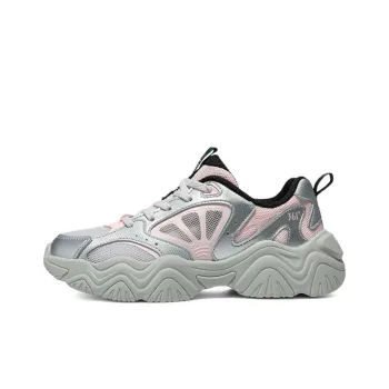 361° Abrasion Resistant Quick Dry Low Top Casual Shoes Women's Pink Silver